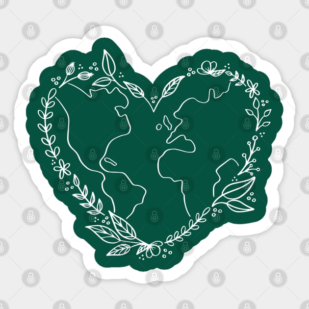 Love Your Planet Sticker by LoveAndLiberate